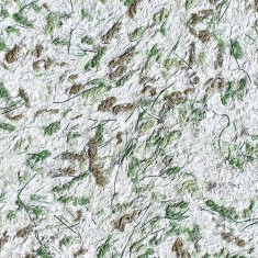 Жидкие обои Новый-Тон 38, композиция цветов, смесь шёлка и целлюлозы